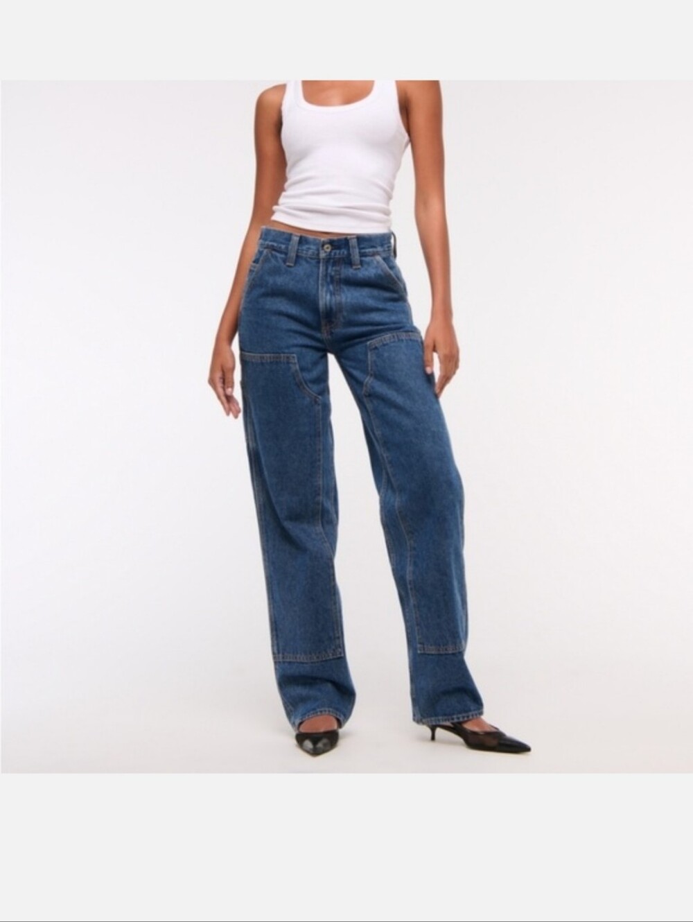 Abercrombie & Fitch Mid Rise The Slouchy Jean